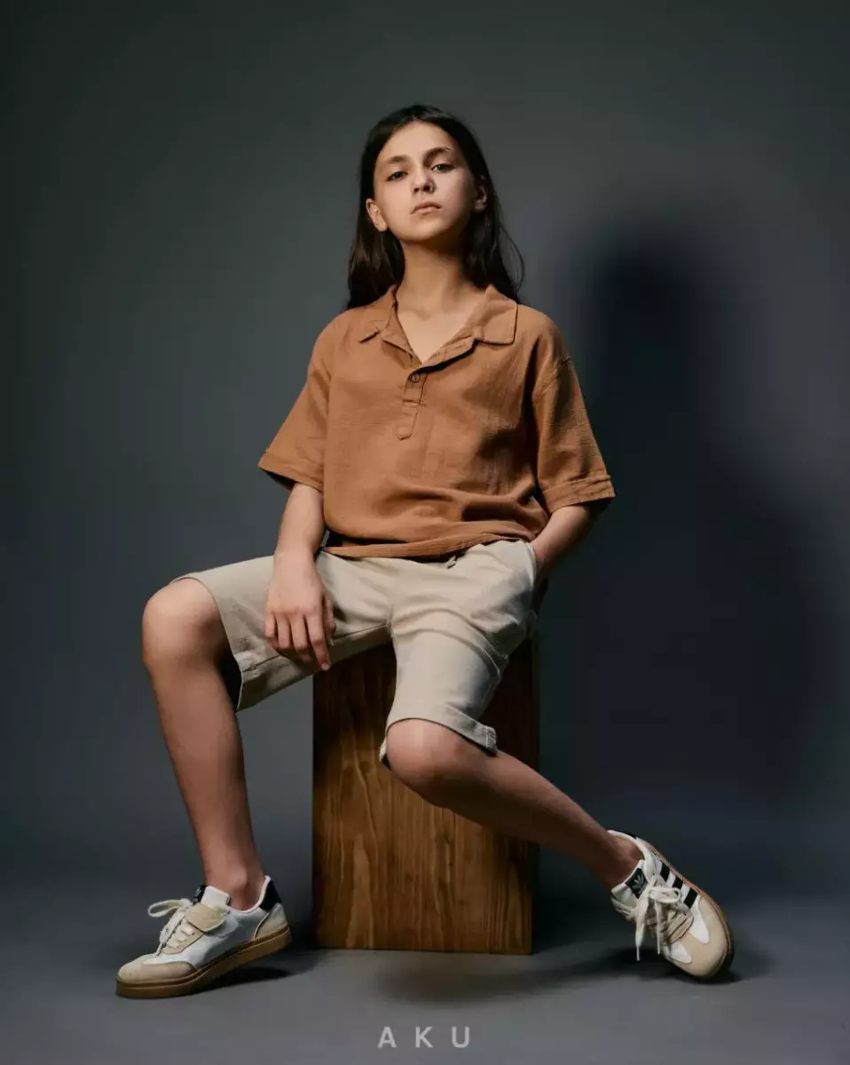 پیراهن لینن کنفی کد1441