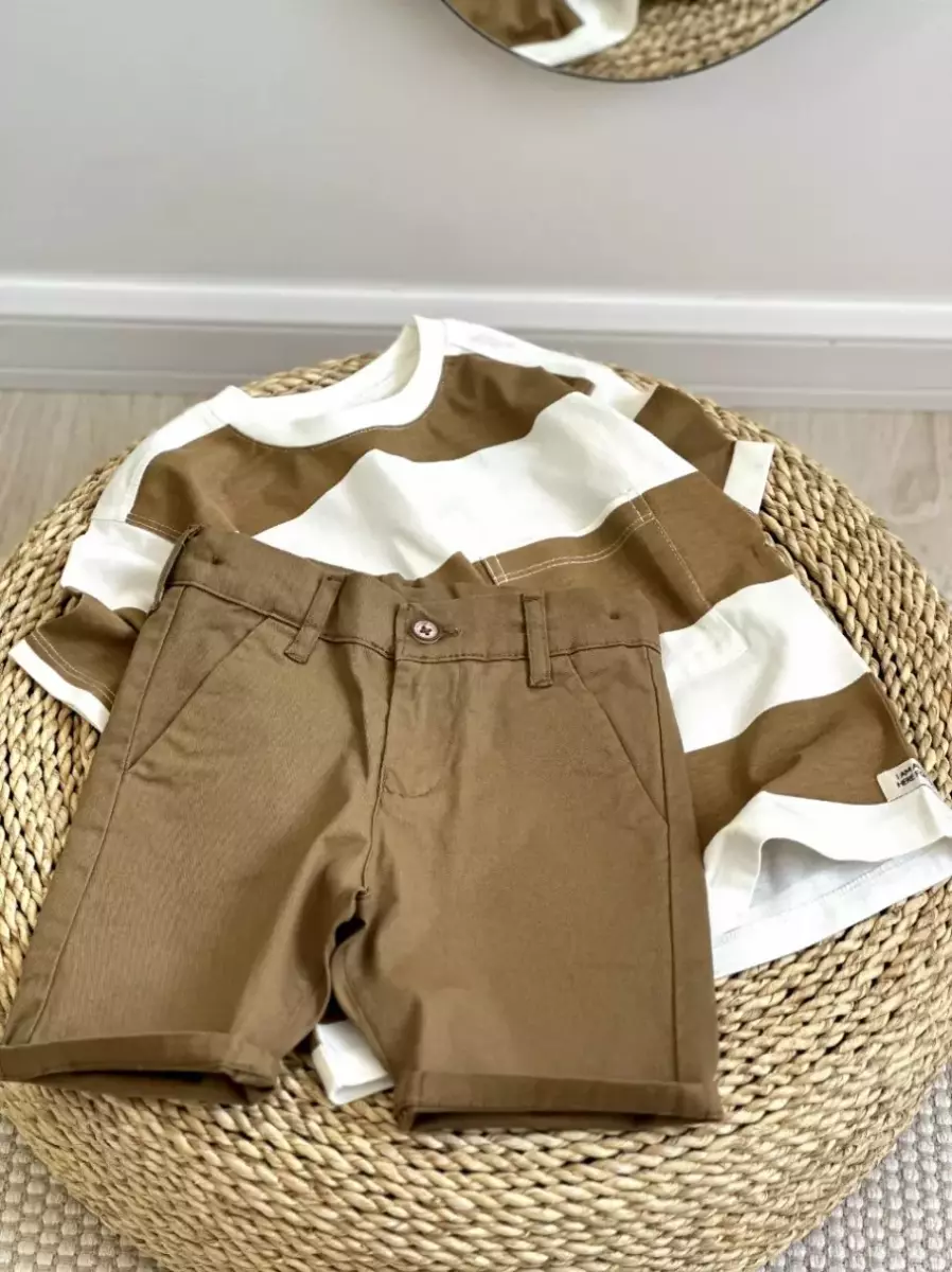 شلوارک کتان کد1495