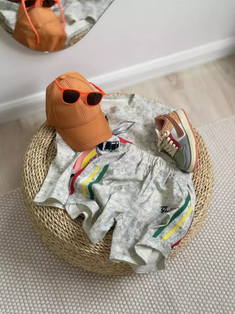 تاپ و شلوارک وارداتی کد1497