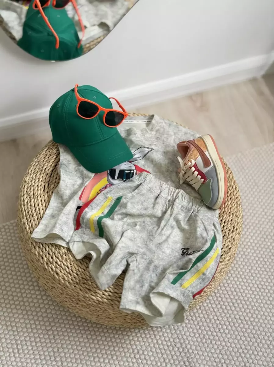 تاپ و شلوارک وارداتی کد1497