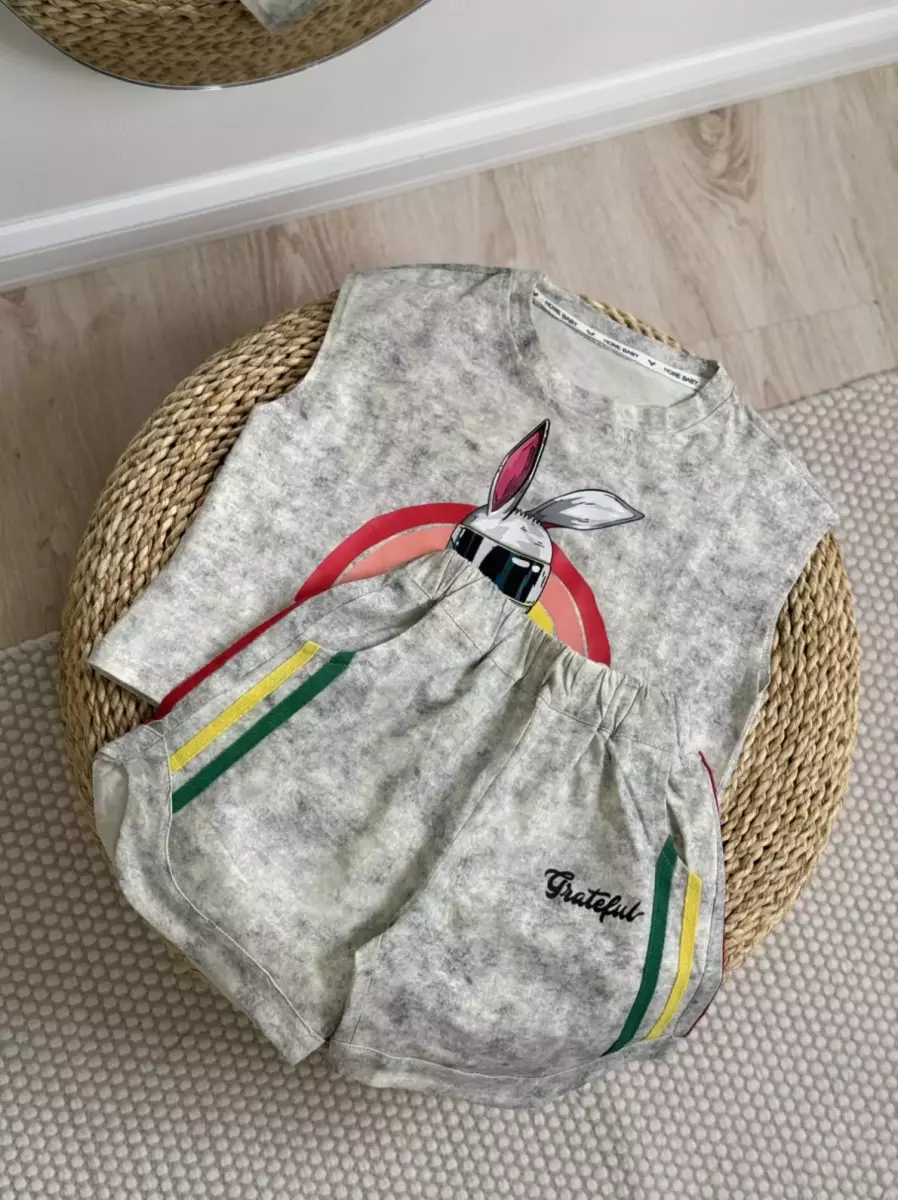 تاپ و شلوارک وارداتی کد1497