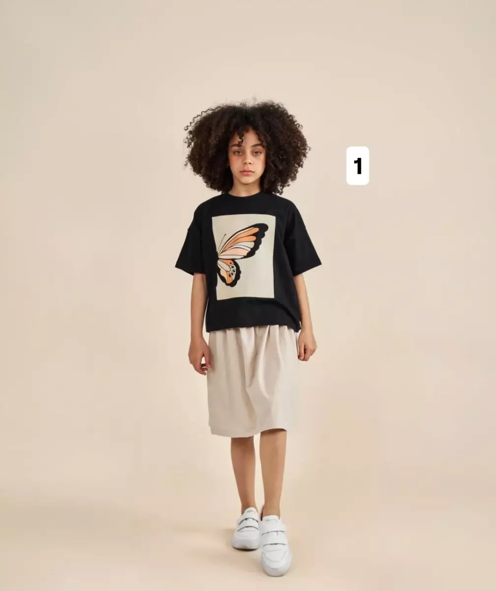 کراپ و دامن کیوت کد1521