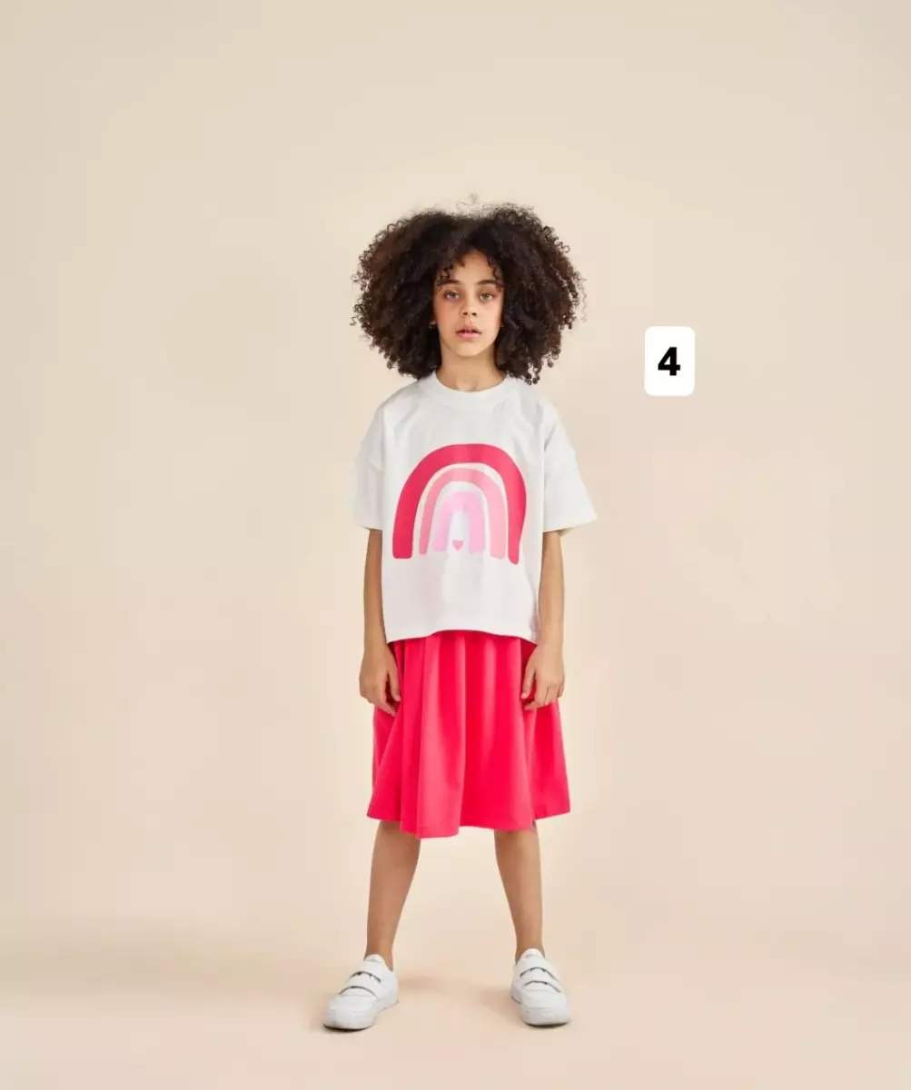 کراپ و دامن کیوت کد1521