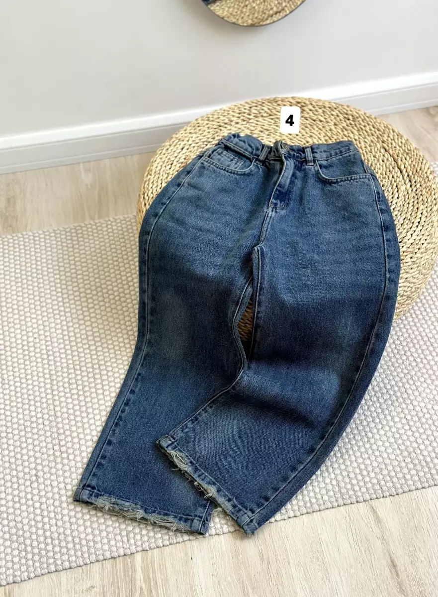 شلوار جین نیم بگ کد1527