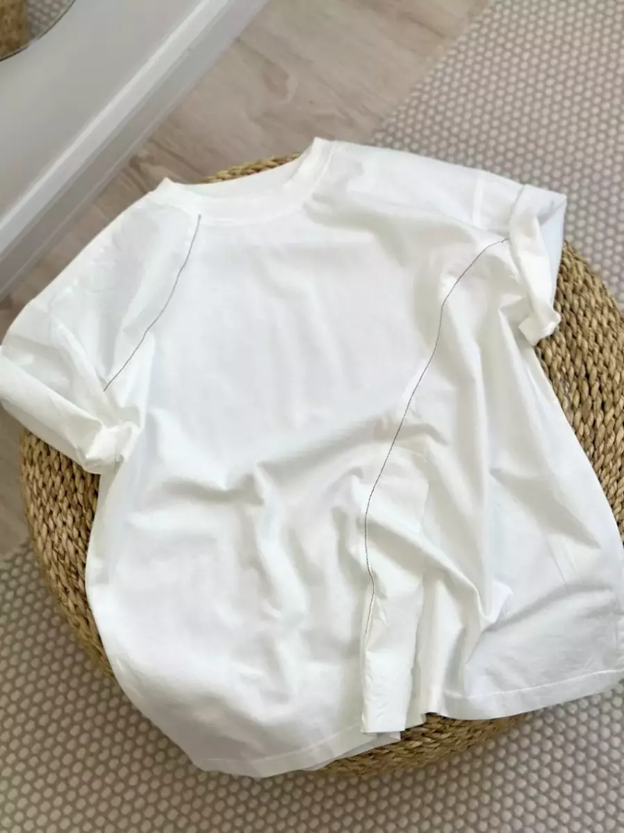 تیشرت سفید وارداتی کد1550