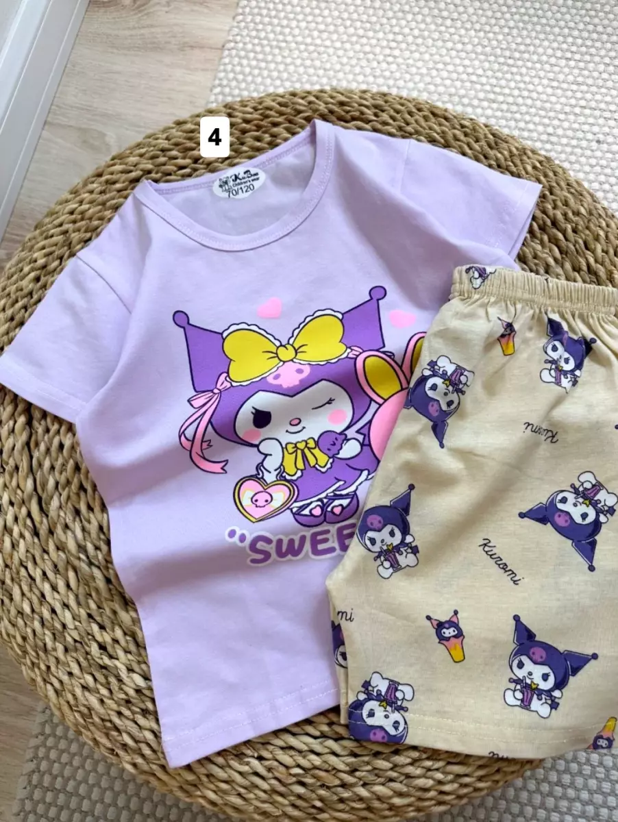 تیشرت و شلوارک کرومی کد1542