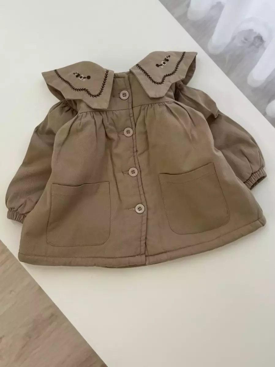 سارافون یقه گلدوزی تو خز کد 100068