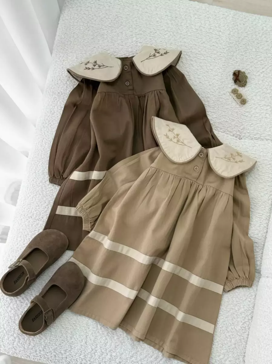 سارافون کتان گلدوزی کد 100069