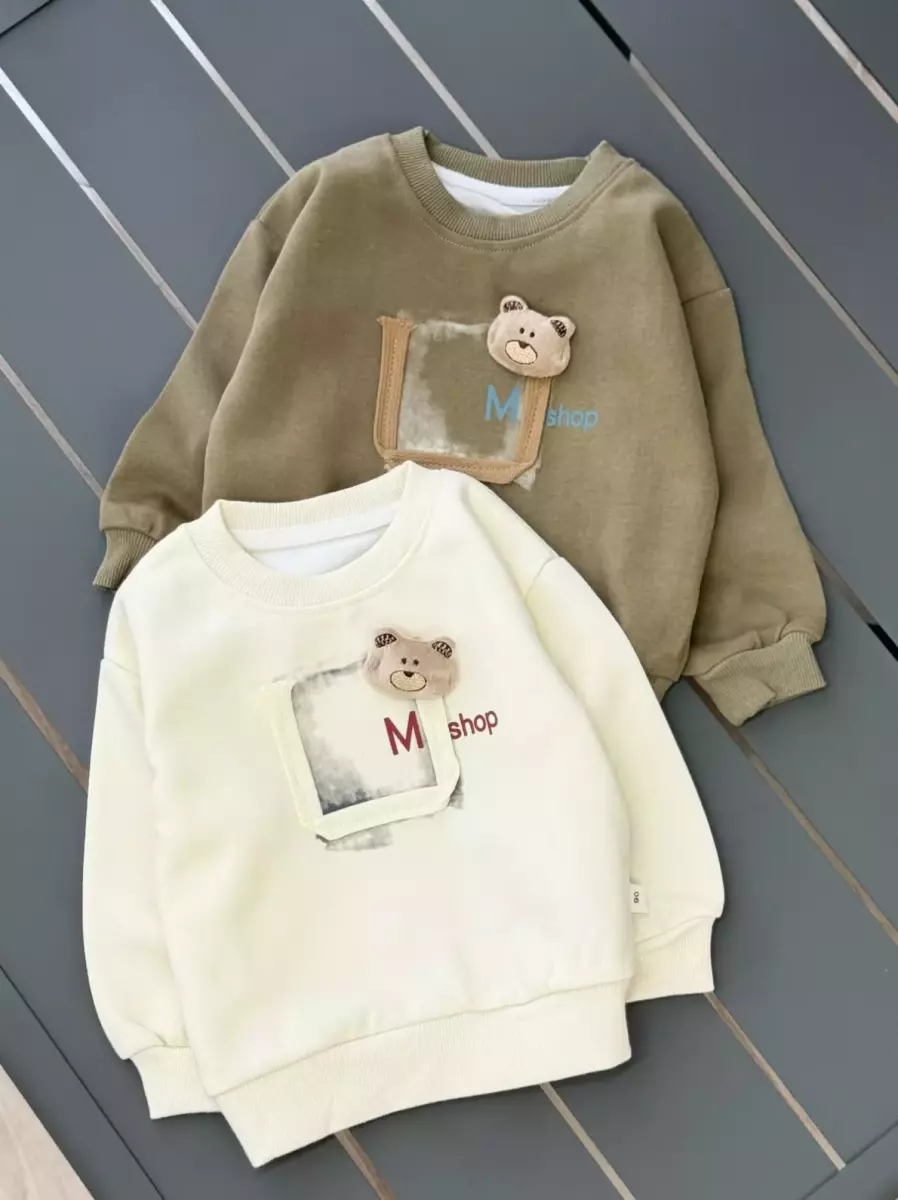 بلوز نقلی جیب وسط تدی کد 100009