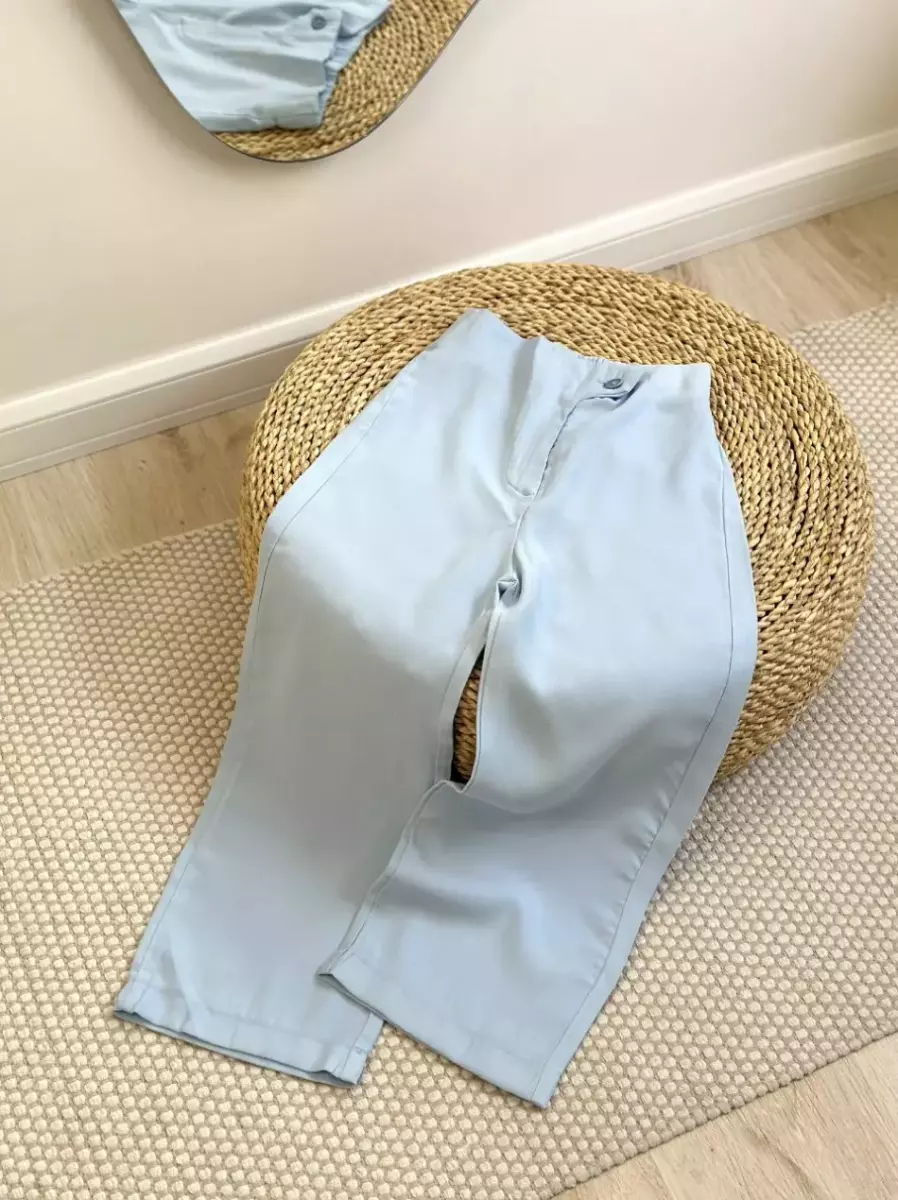 شلوار بگ پارچه ای کد1599