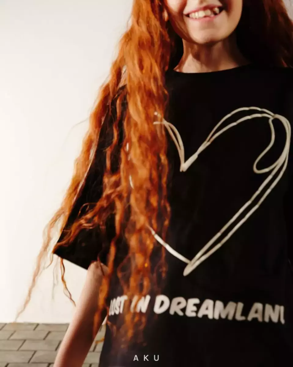 تیشرت کراپ قلبی آکو کد1606