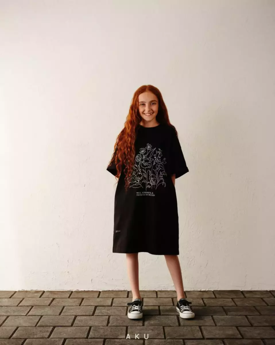 تونیک چاپی مشکی کد1616