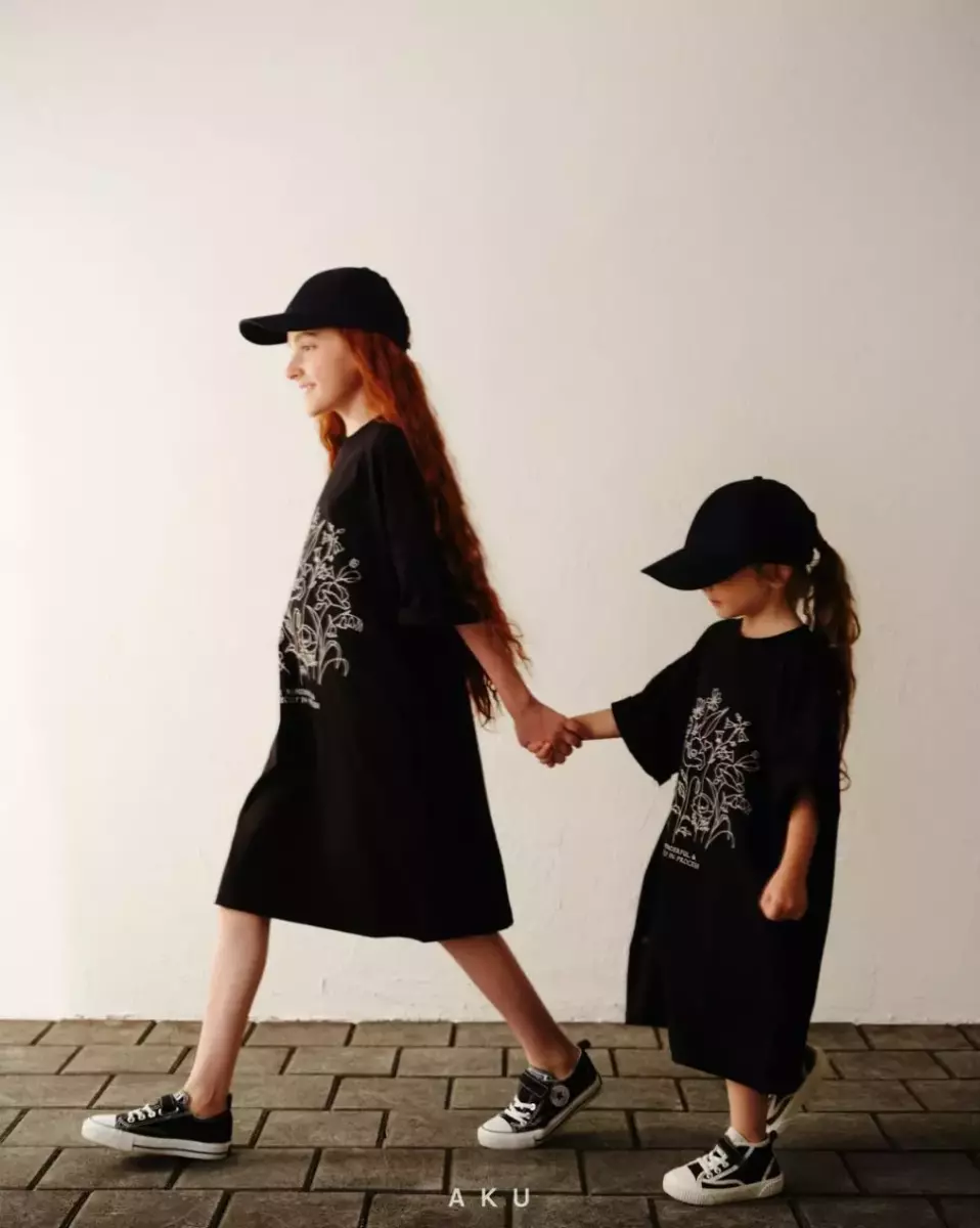 تونیک چاپی مشکی کد1616