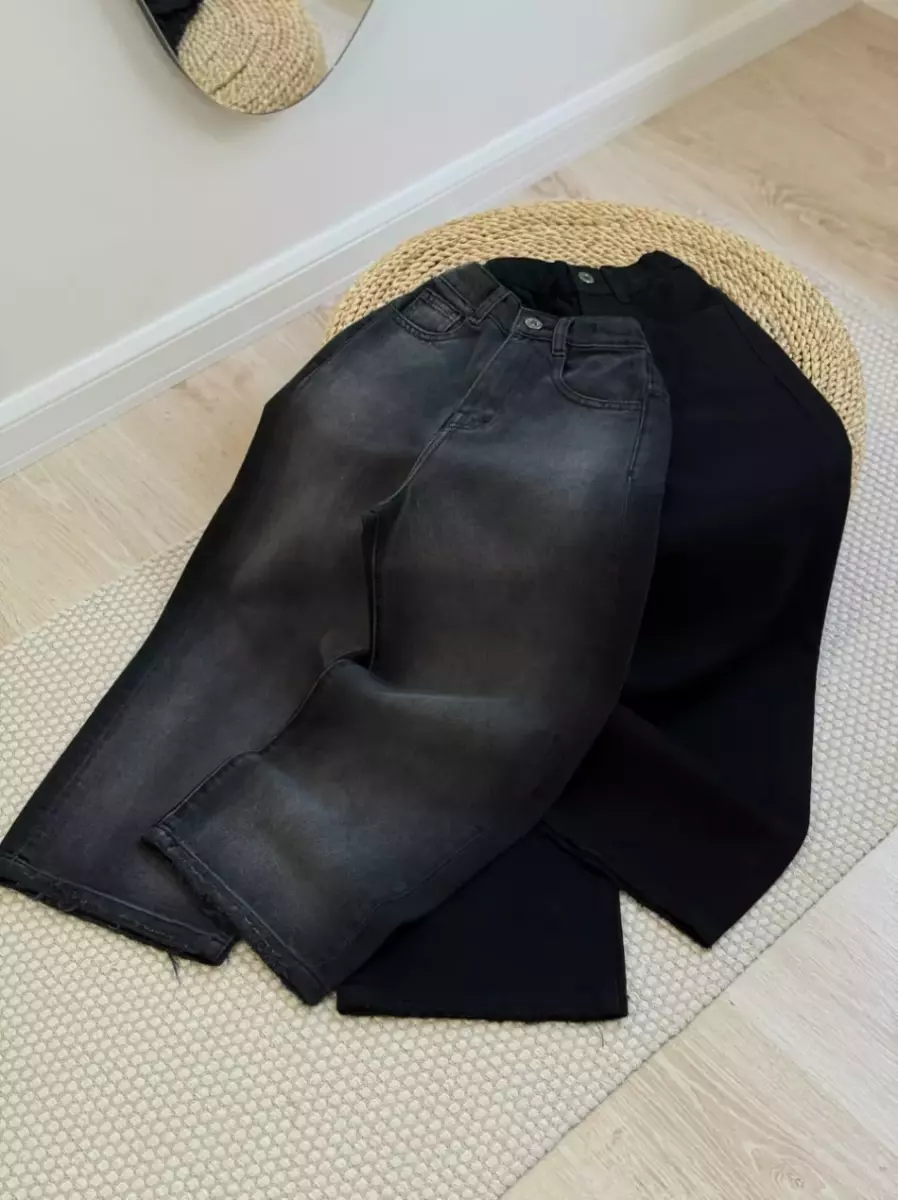 شلوار جین فول بگ کد1635