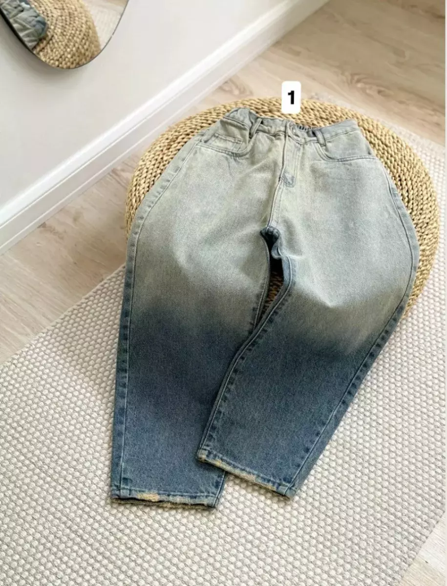 شلوار مام جین کد1639