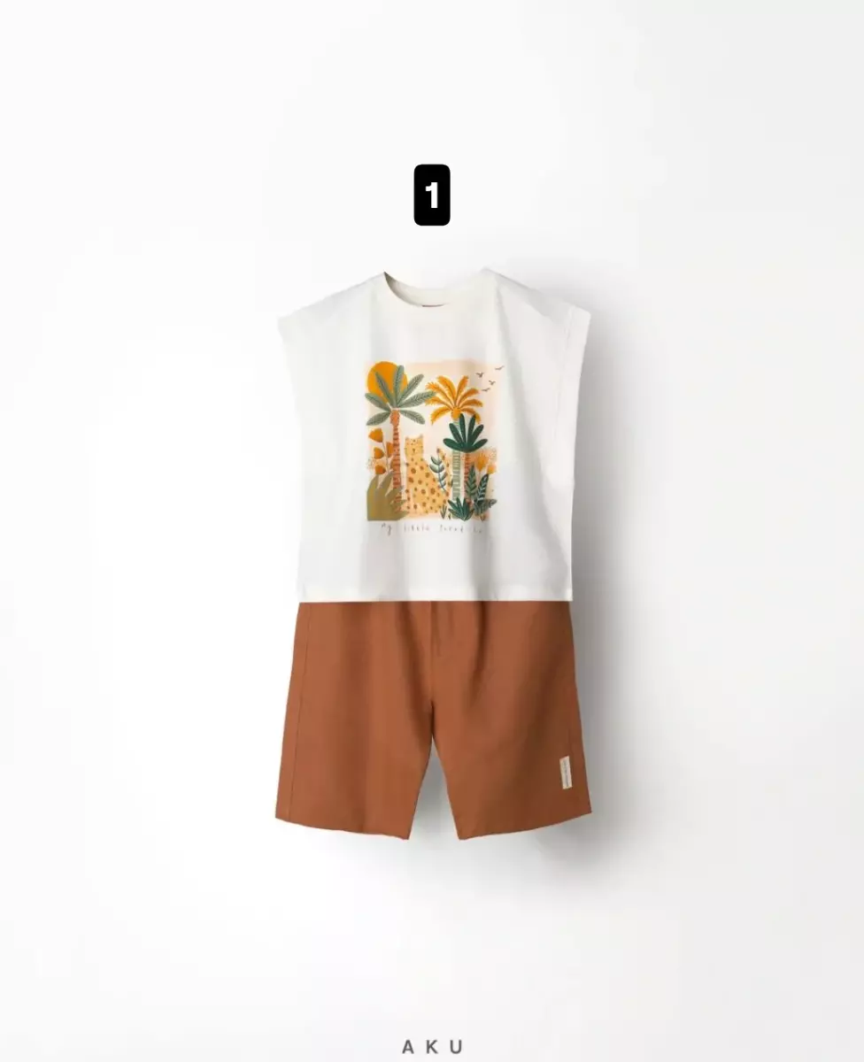 تاپ و شلوارک کیوت کد1643