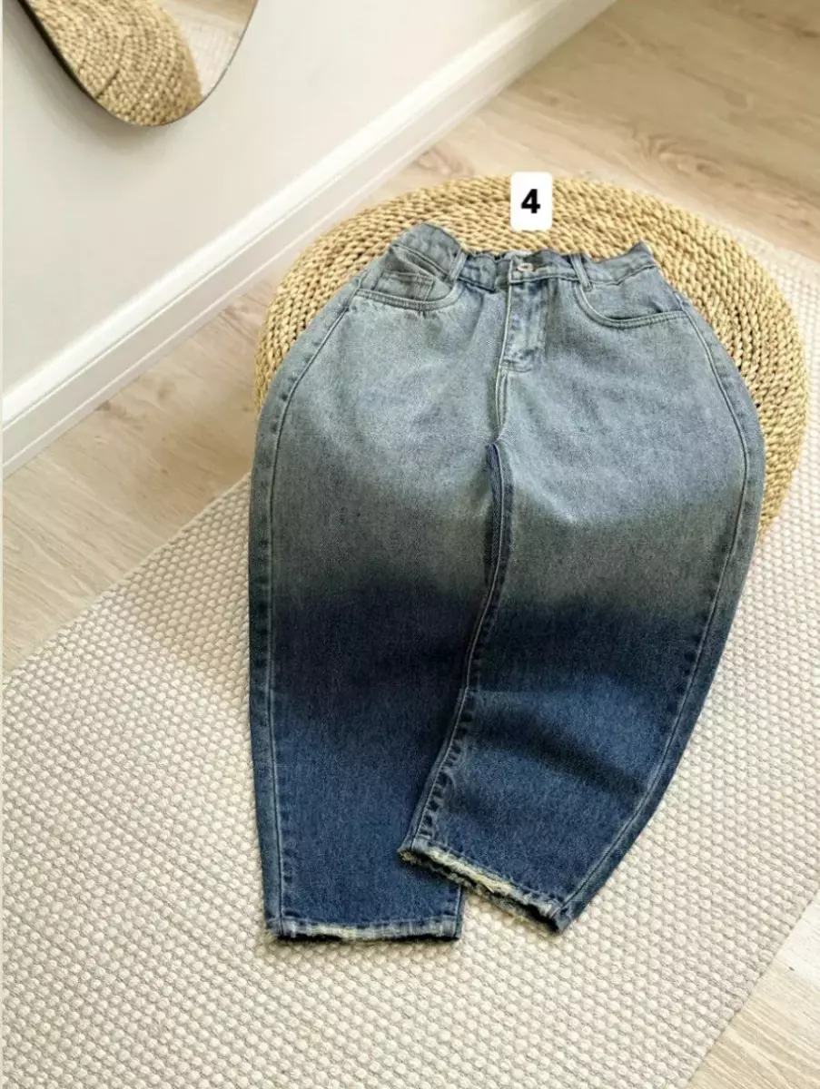 شلوار مام جین کد1639