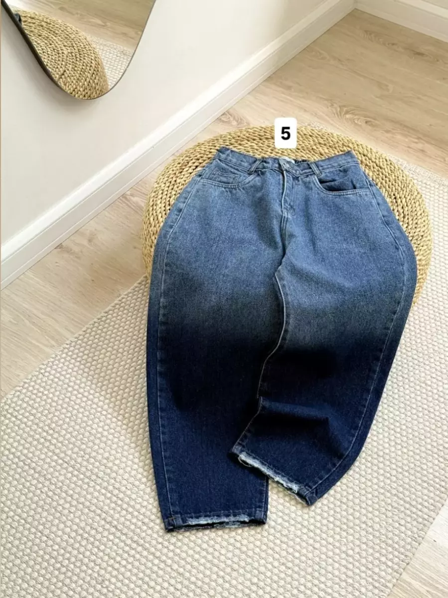 شلوار مام جین کد1639