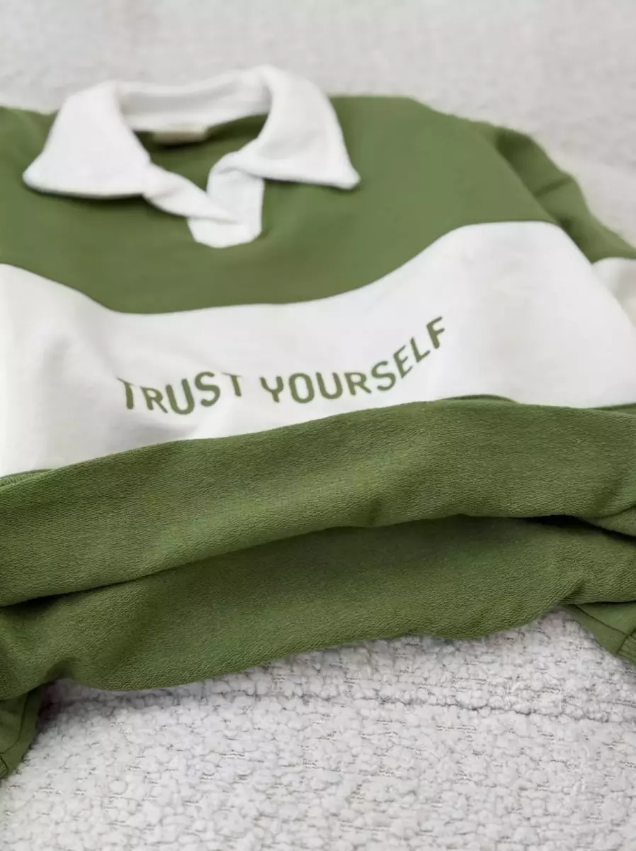 بلوز یقه دار راه راه کد 100661