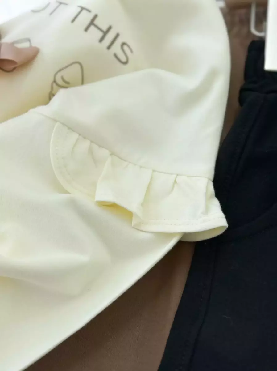 کراپ و شلوار پاپیونی کد 100076