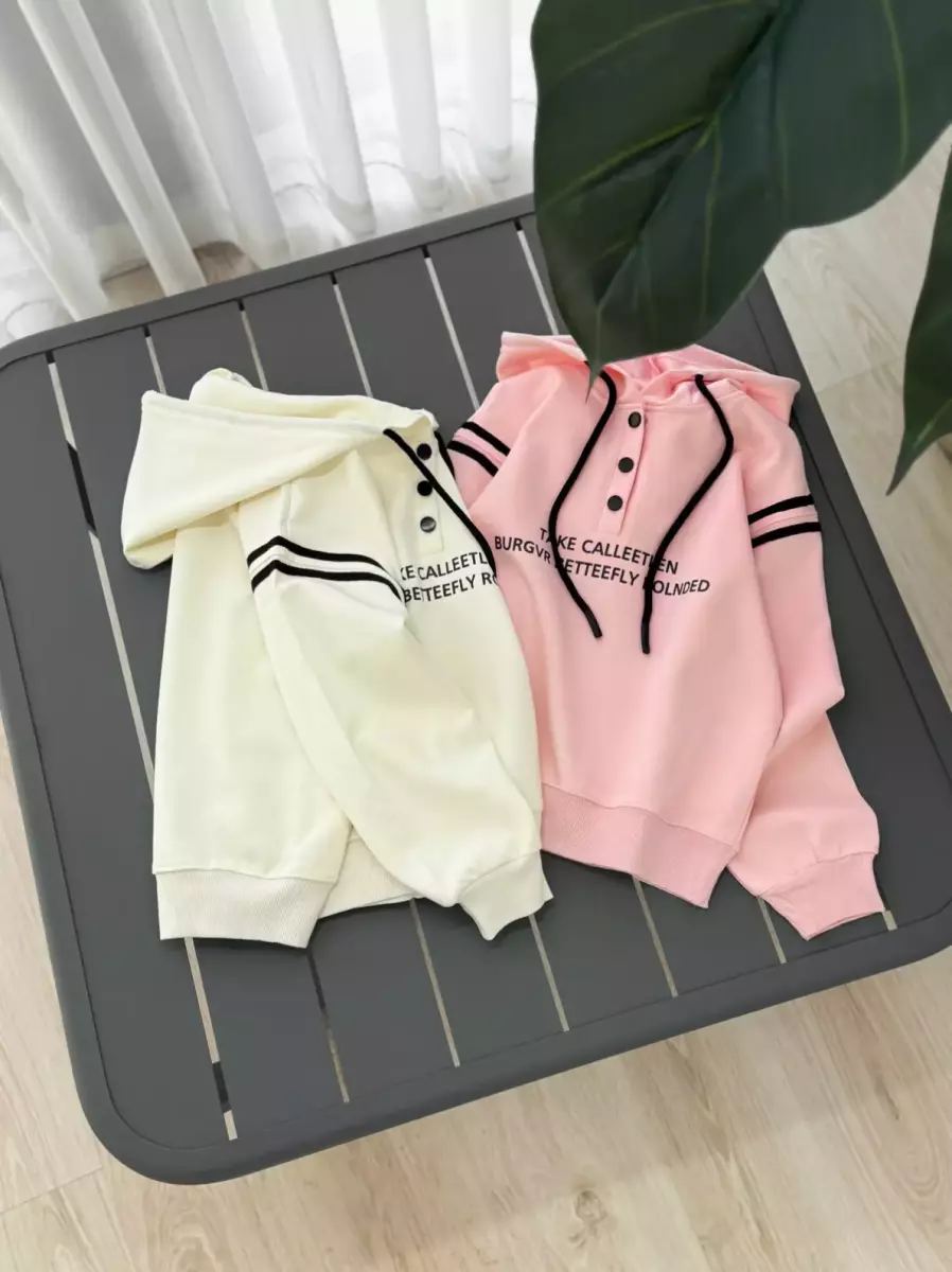 هودی دکمه دار کد 100272