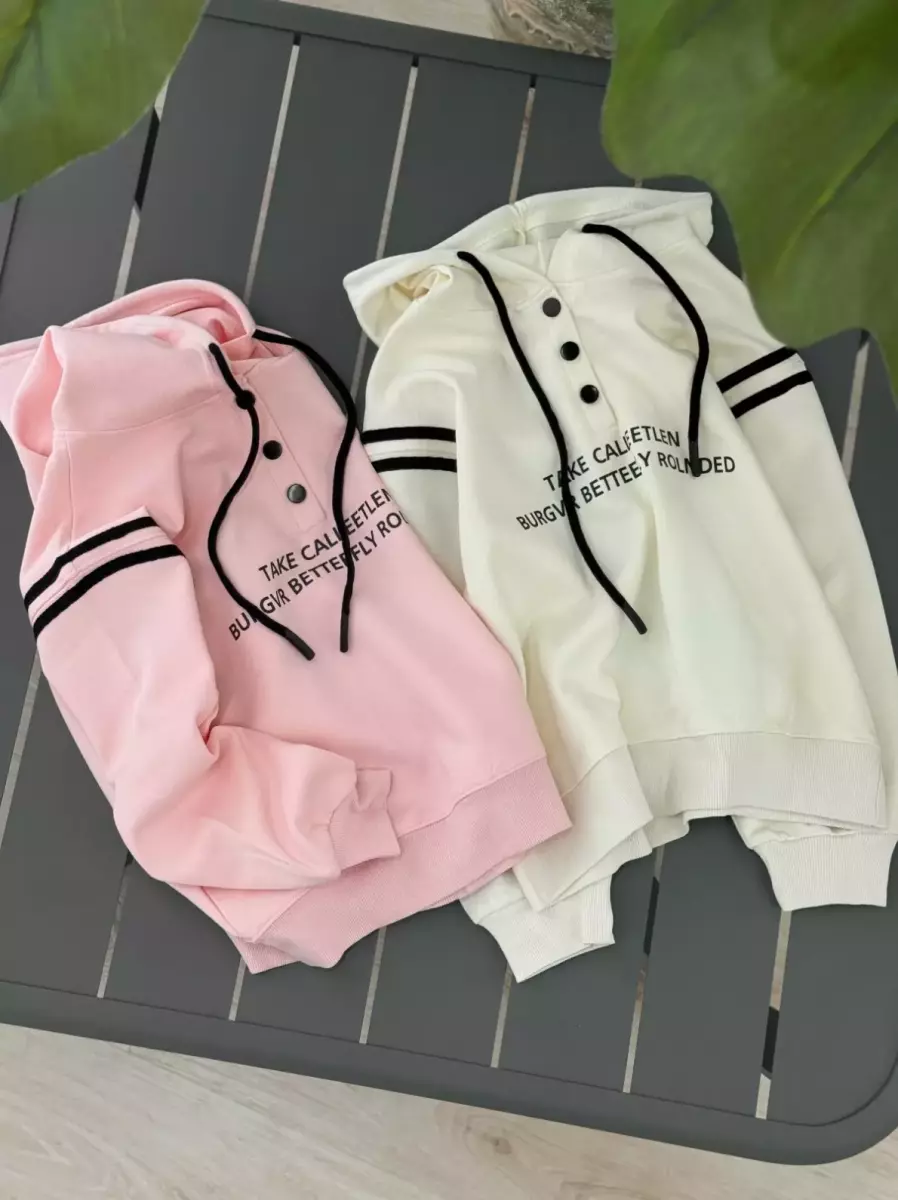 هودی دکمه دار کد 100272