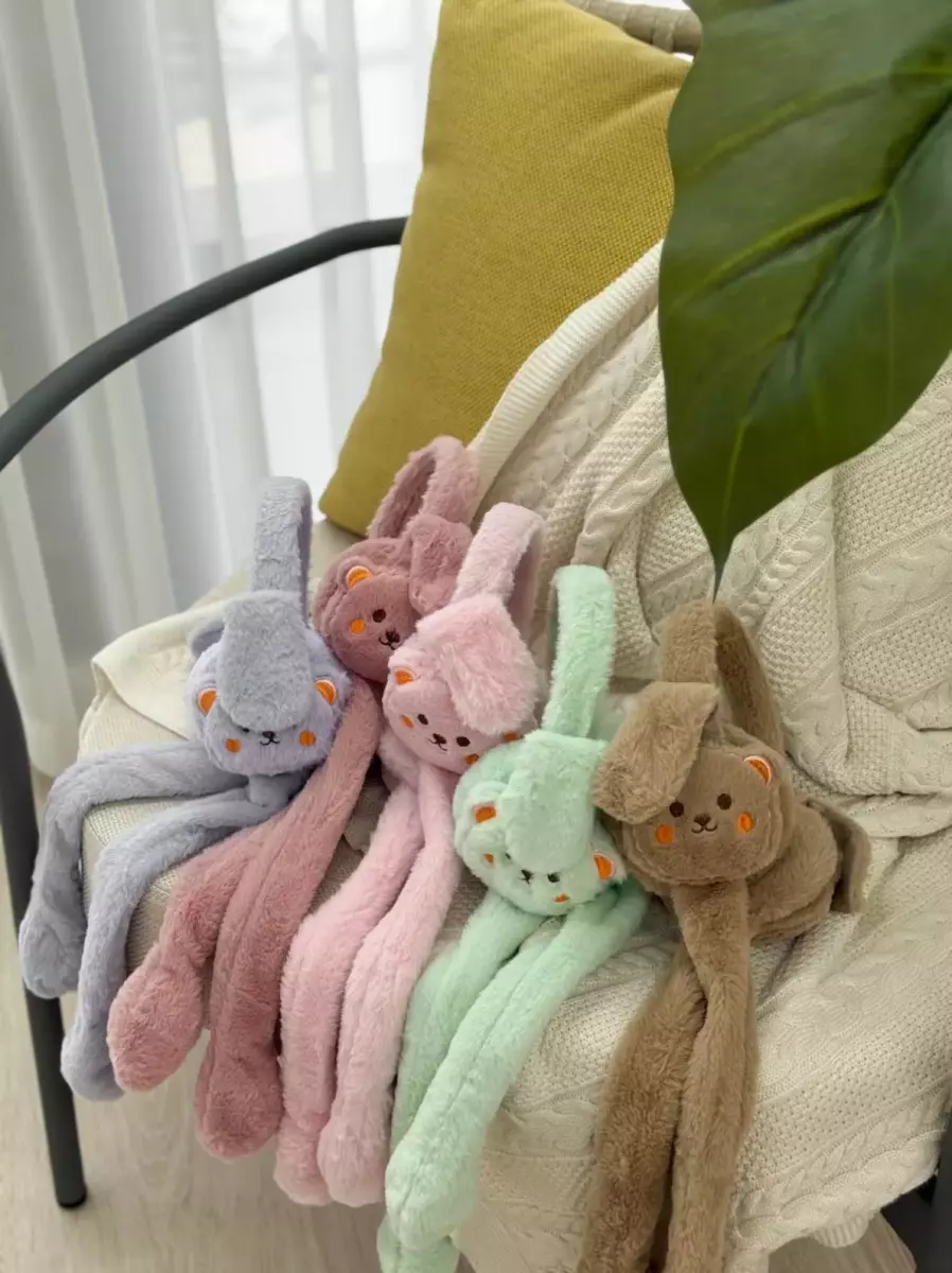 گوش بند گربه گوش نارنجی کد 100596