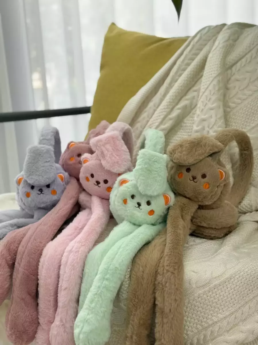 گوش بند گربه گوش نارنجی کد 100596