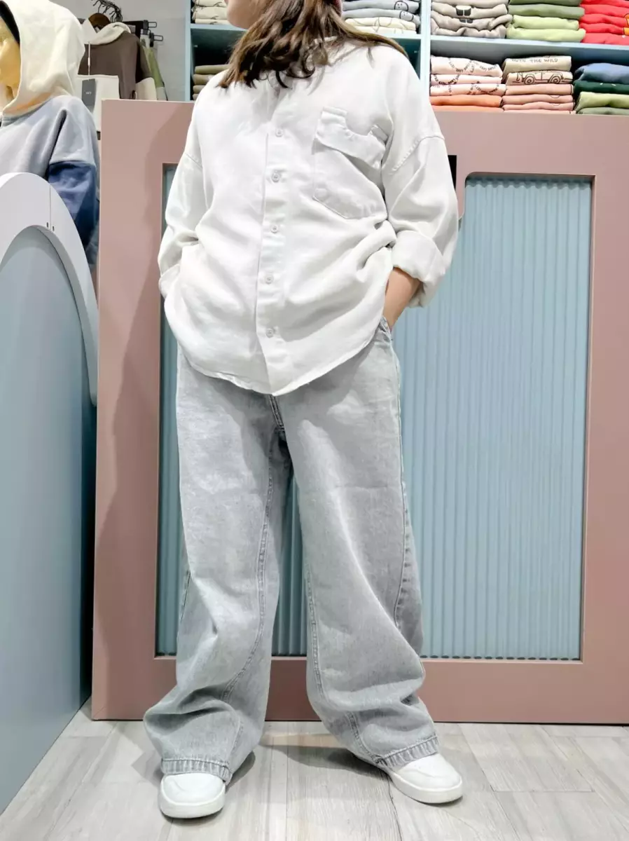 پیراهن کتان لخت کد 100656