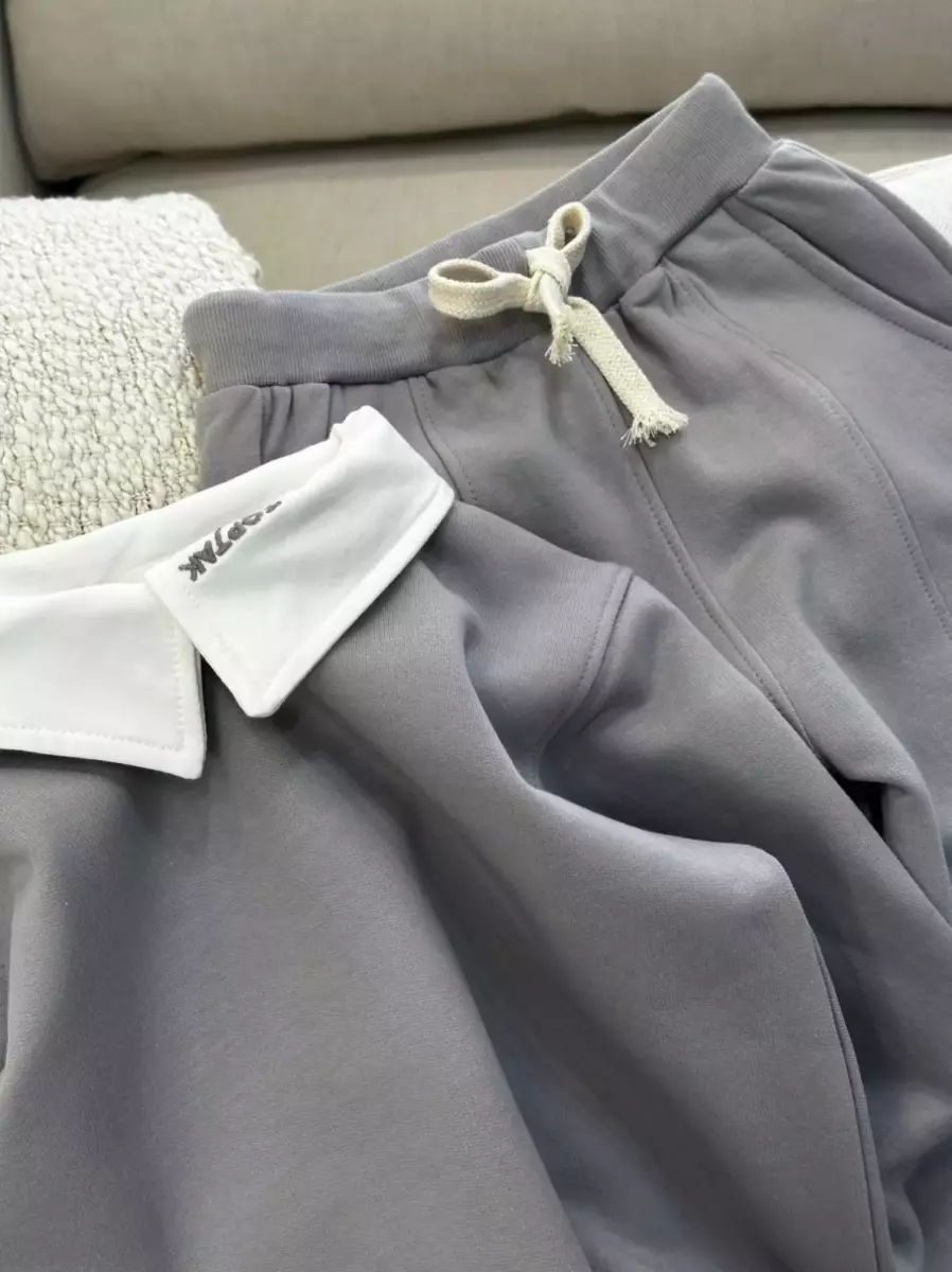 ست دوتیکه یقه دار کد1116