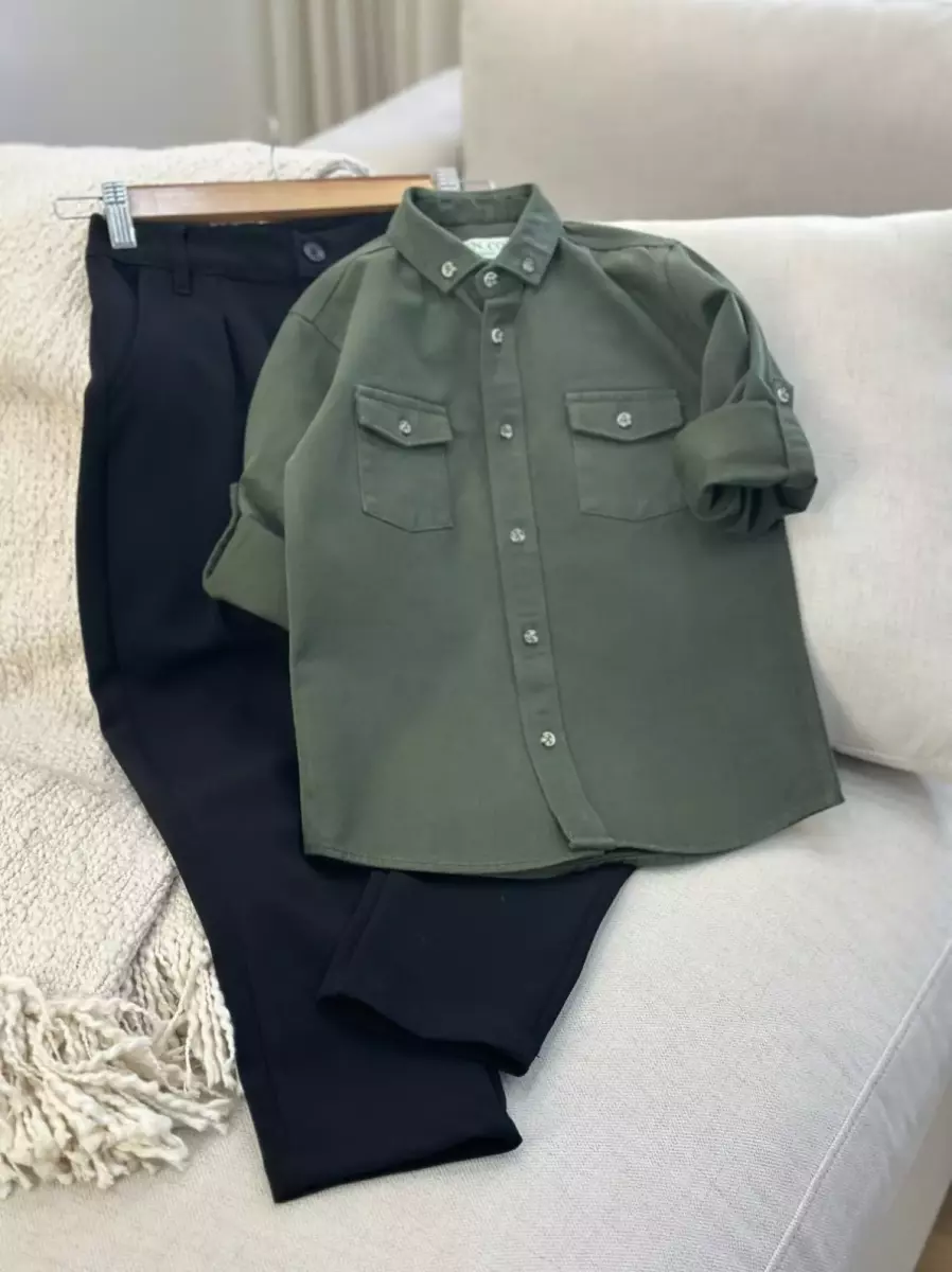 پیراهن دکمه دار کد1126