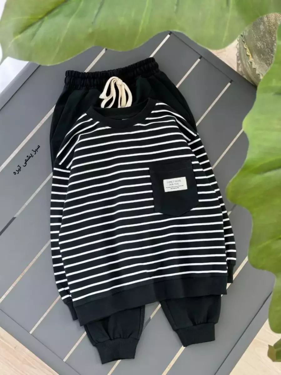 دو تیکه راه راه اسپرت کد101229