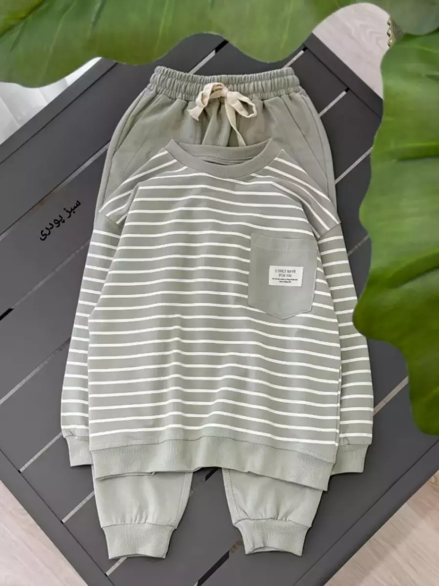 دو تیکه راه راه اسپرت کد101229