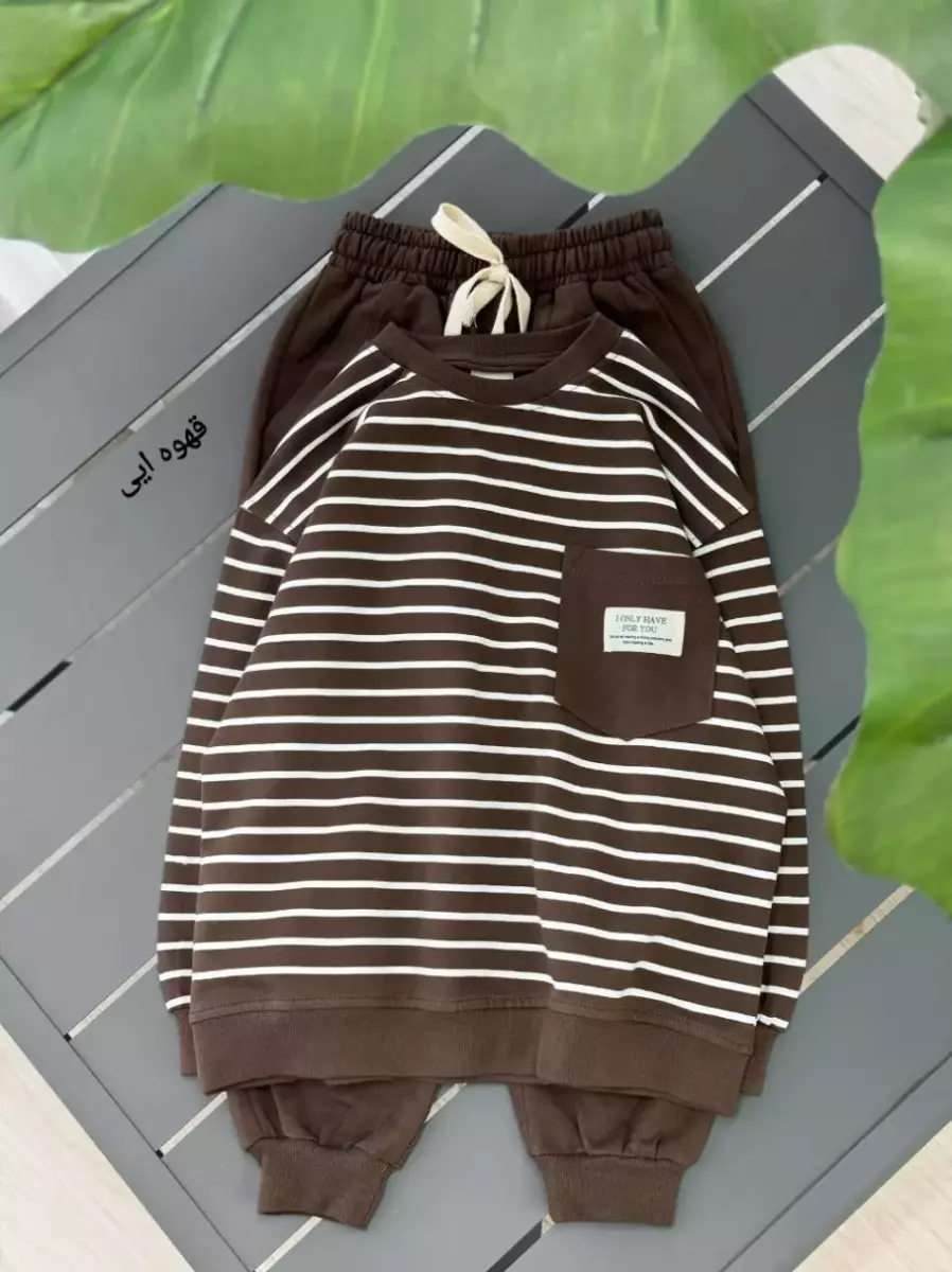 دو تیکه راه راه اسپرت کد101229