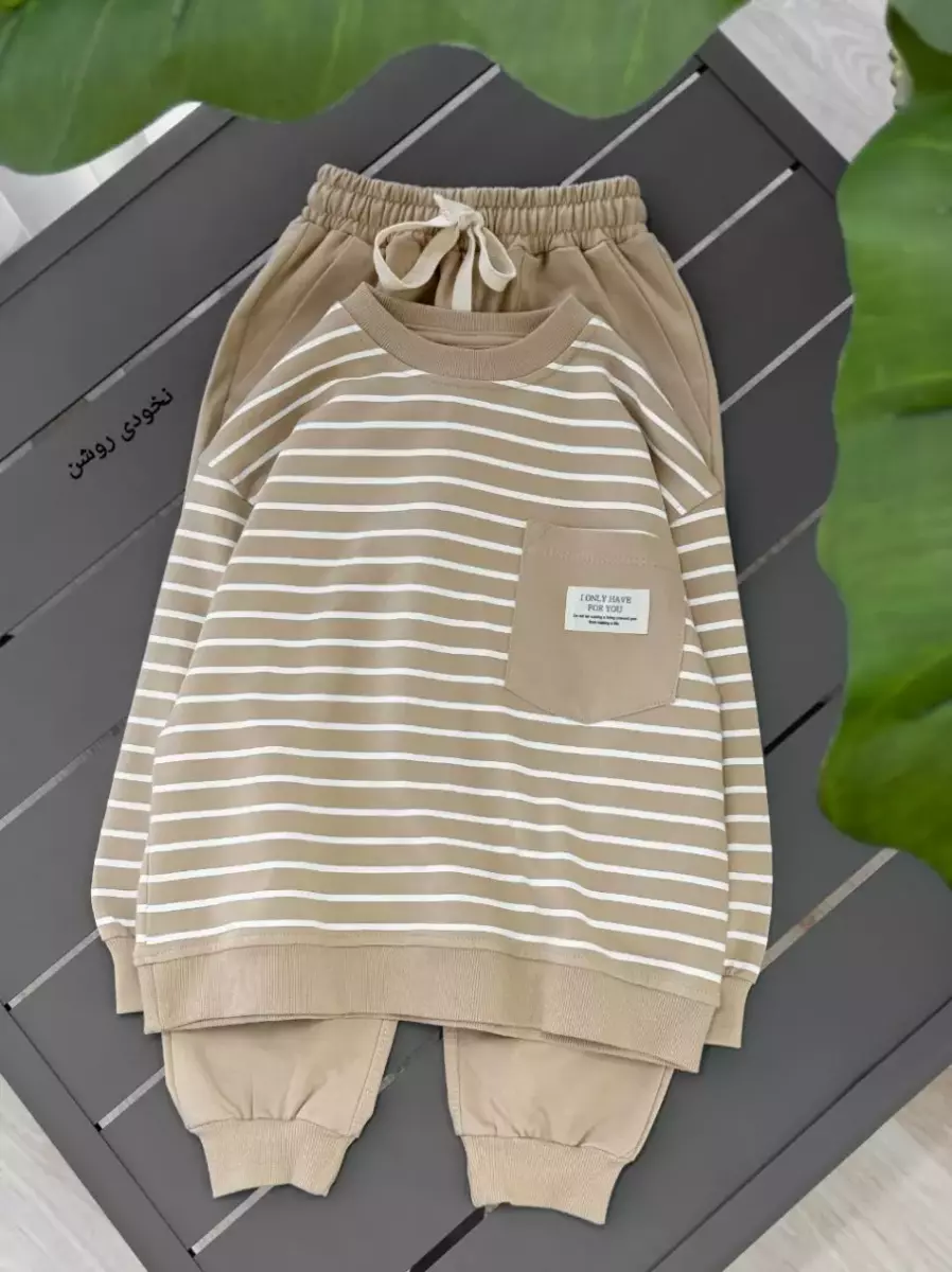 دو تیکه راه راه اسپرت کد101229