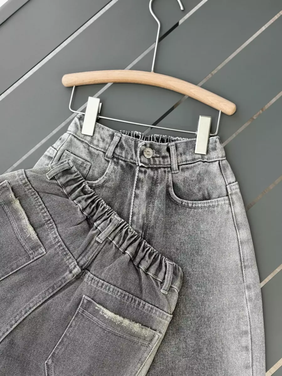 شلوار بگ بغل آبرنگی (21028) کد 100446