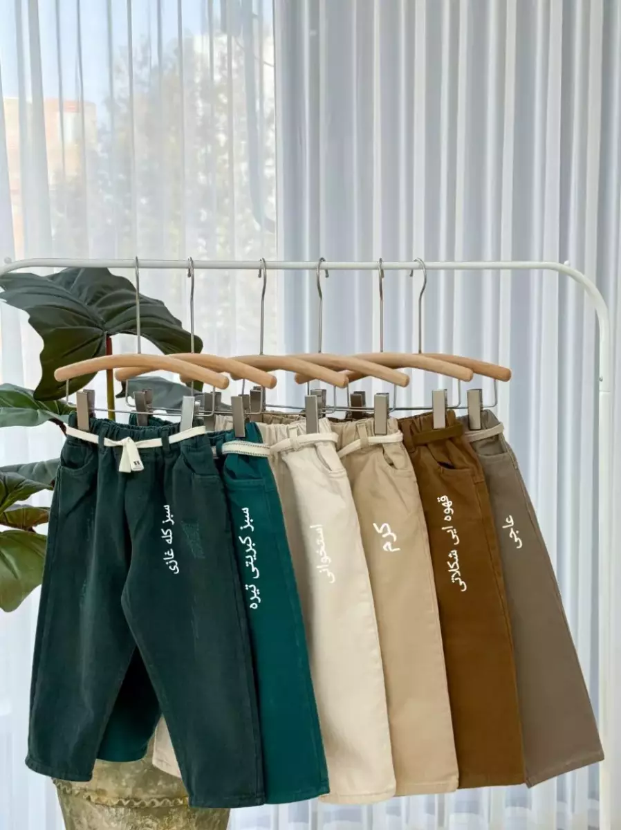 شلوار مام کتان کد101148