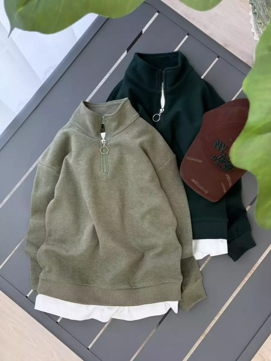 سلانیک نیم زیپ کد101118