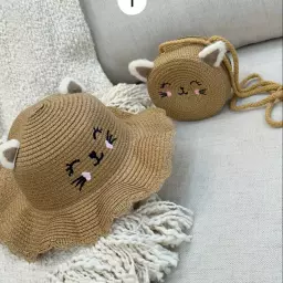کلاه و کیف حصیری کد1322