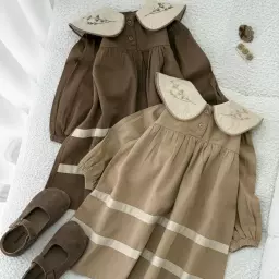سارافون کتان گلدوزی کد 100069