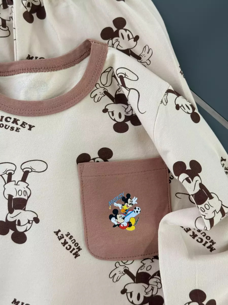 ست وارداتی جیبدار میکی موس