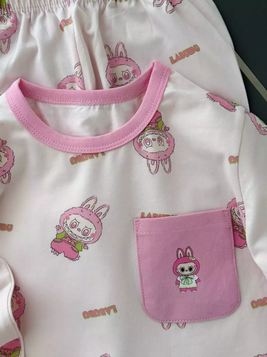 ست وارداتی جیبدار لبوبو خندان