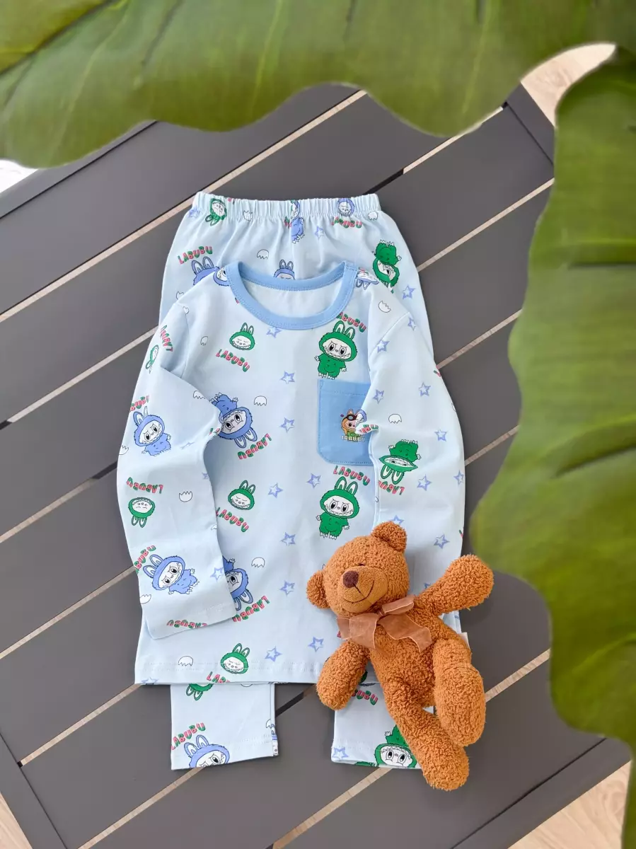 ست وارداتی جیبدار لبوبو مهربون