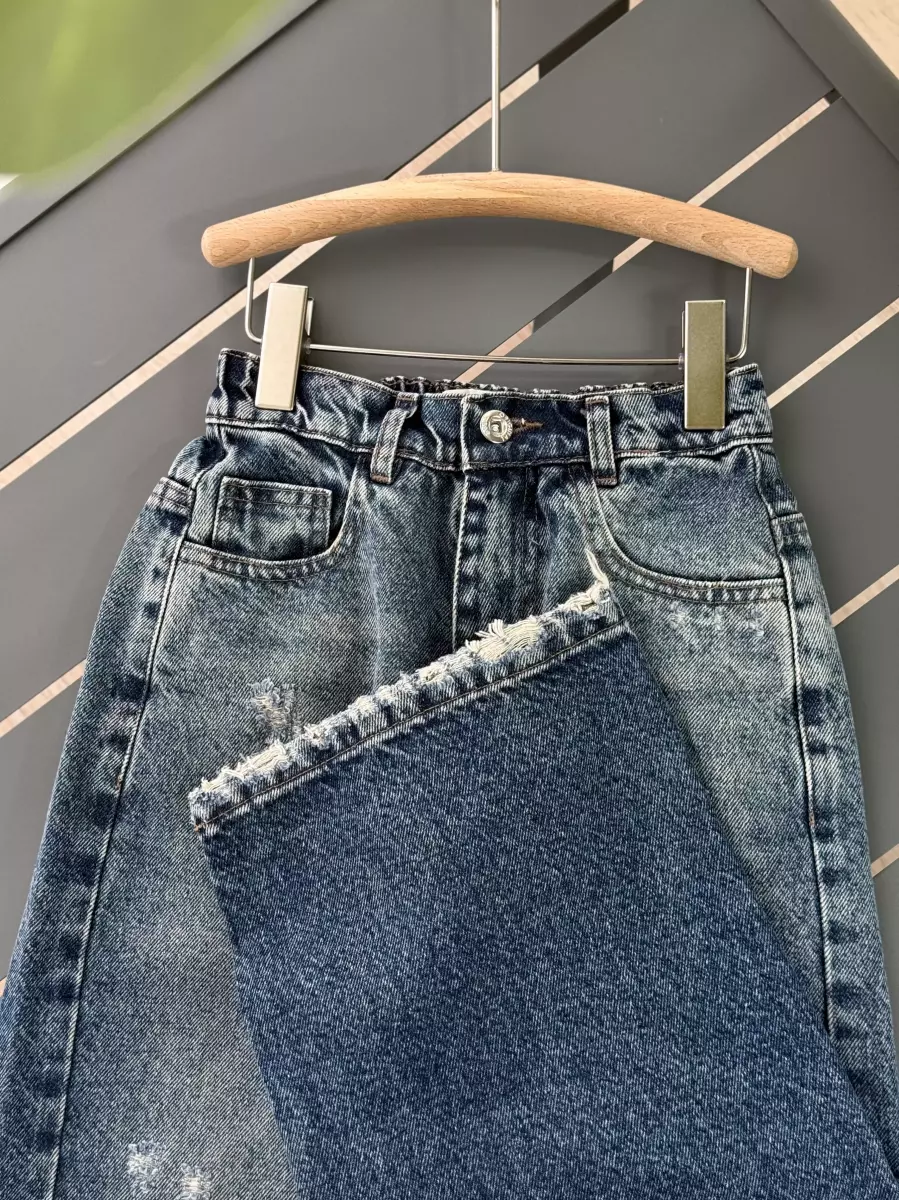 شلوار واید بگ زاپدار (21035)