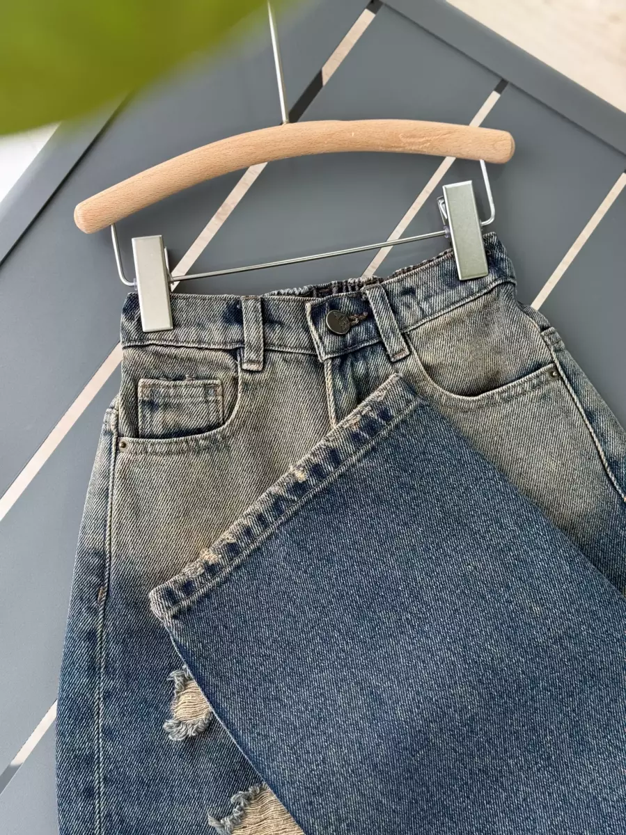 شلوار فول بگ زاپدار(21060)