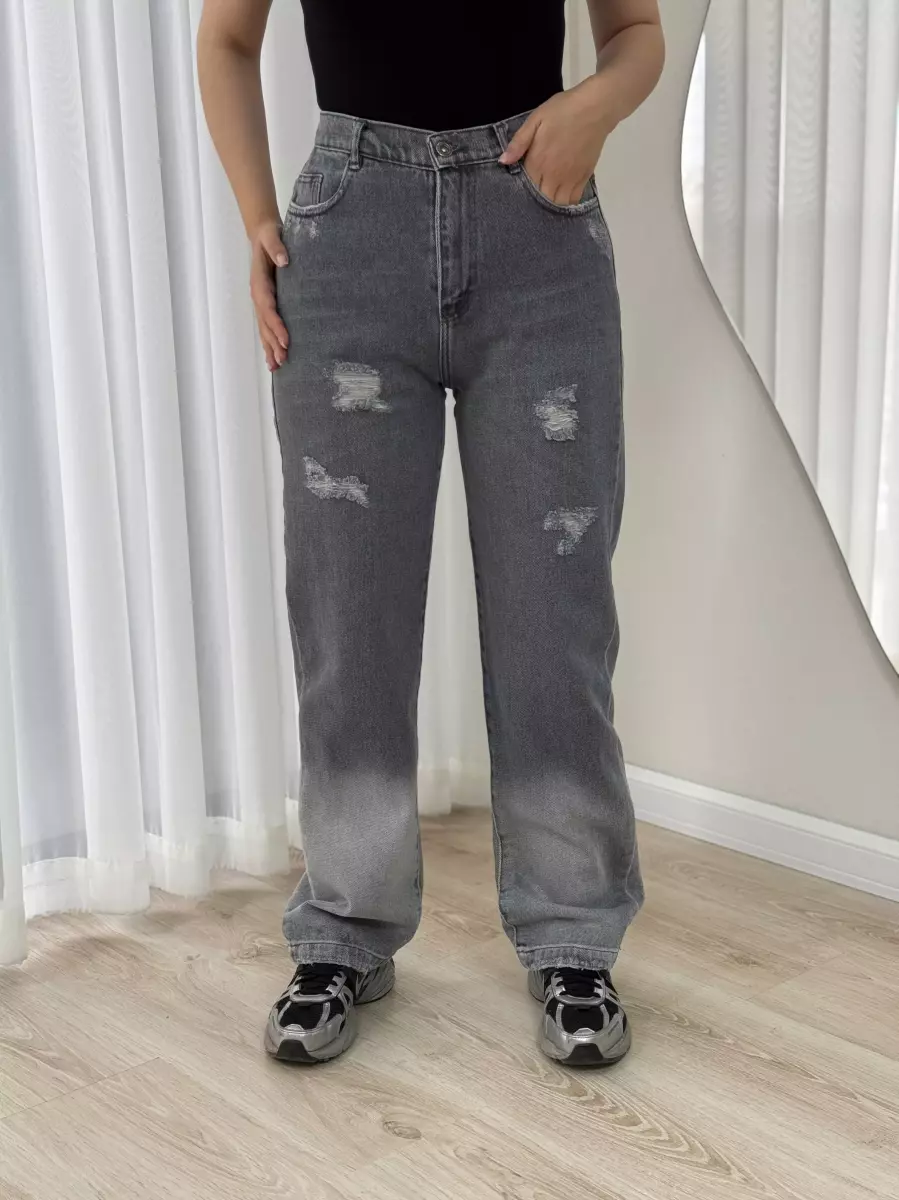 شلوار رگولار زاپدار (21040)