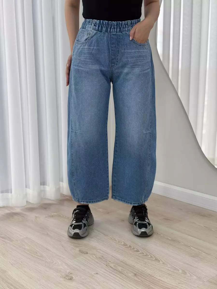 شلوار بالونی کامل کمرکش (21148)