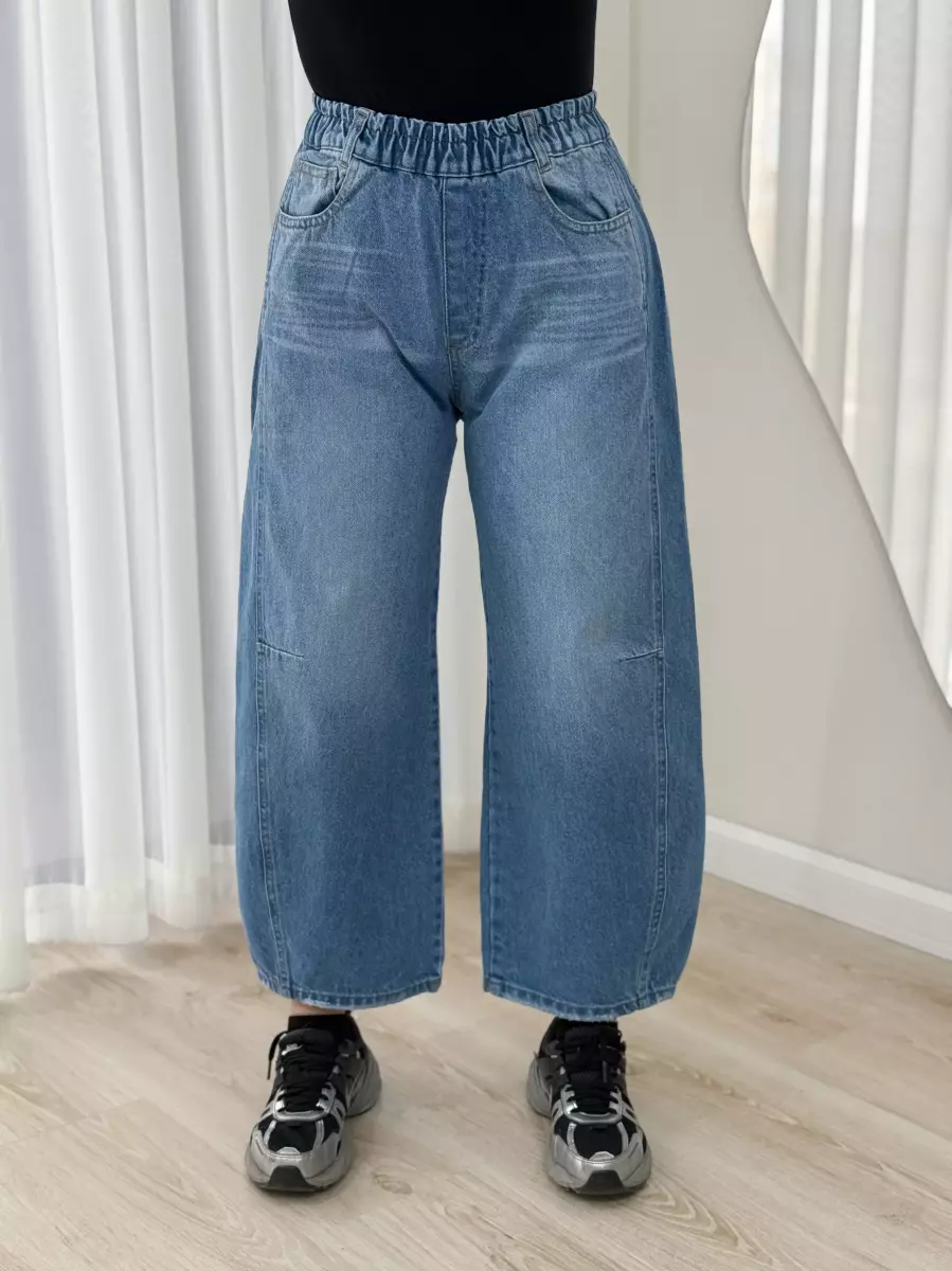 شلوار بالونی کامل کمرکش (21148)