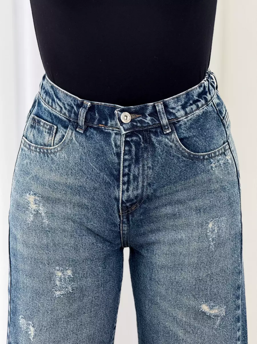 شلوار واید بگ زاپدار (21035)