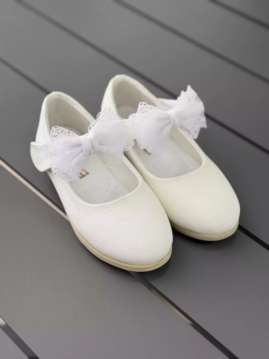 کفش مربعی پاپیون دار